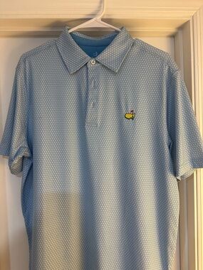 LIKE NEW Official Master Tournament Men’s Golf Polo